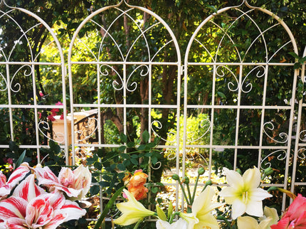 Metal Garden Rustproof Trellis For Climbing Plants Outdoor Flower Support