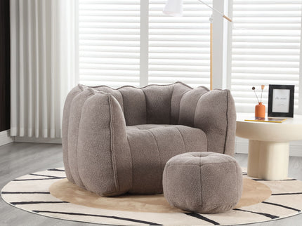 Soft Bean Bag Chair With High Resilient Foam