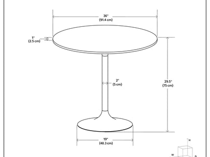 Radford - Round Dining Table - Walnut