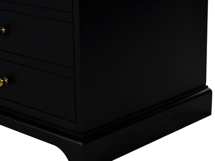 Retro Bathroom Vanity With Sink, Storage Cabinet, Freestanding With 2 Drawers & Soft-Closing Doors