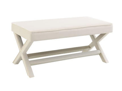 Comfort Double Bench Upholstered With X Crossed Legs