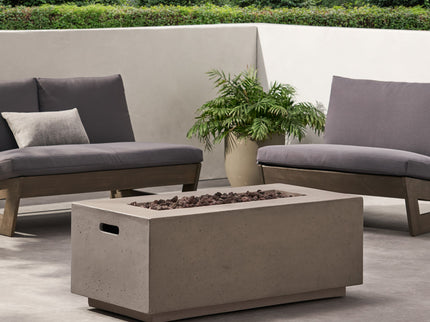 Contemporary Outdoor 40, 000 Btu Propane Fire Pit