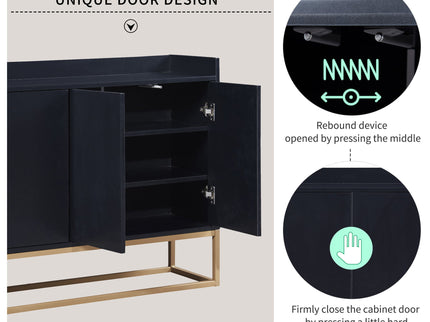 Modern Sideboard Elegant Buffet Cabinet With Large Storage Space For Dining Room, Entryway
