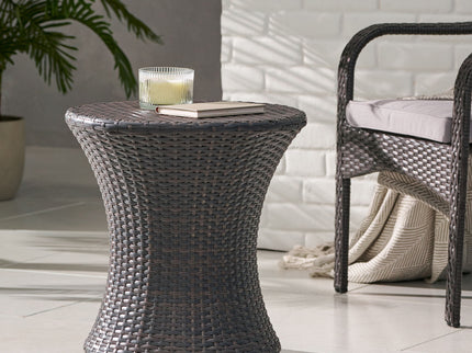Thrive - Hourglass Rattan Table With No Glass Top