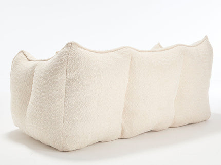 Comfortable Dual Beanbag Chair With High Resilience Foam Core For 2 People
