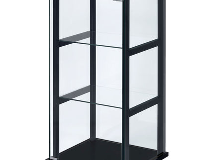 Callie - 3 Shelf Curio Cabinet - Black