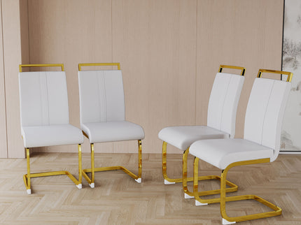 Side Dining Room Chair, Padded Seat High Back