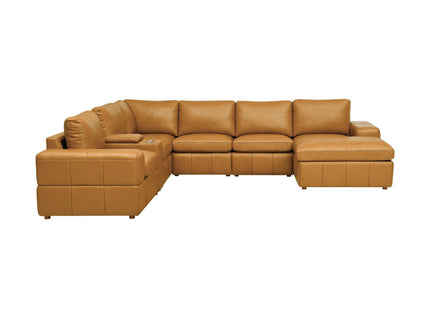 Modular Sectional With Large Square Arms, Custom Configuration