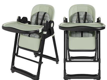 Convertible Baby High Chair To Rocker With 5 Point Harness