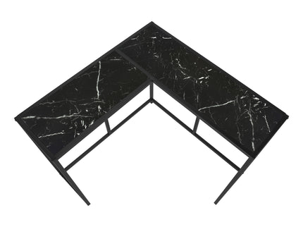 Corner Accent Console Table For Entryway, Unique L-Shaped Design
