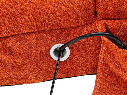 Massage Chaise Lounge Indoor With Remote Control, Ergonomic Electric Massage Lounger