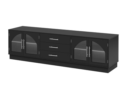 Modern Minimalist TV Stand, Entertainment Center Media Console Cabinet With Adjustable Shelves For Living Room