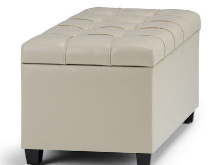 Sienna - Upholstered Storage Ottoman Bench