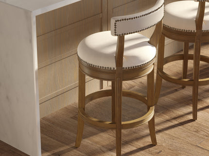 Stool & Upholstered Seat And Back