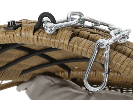 Malia - Wicker Hanging Chair With Cushion