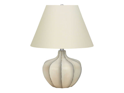 Resin Transitional Lighting, Table Lamp - Cream