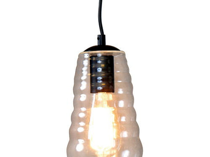 Torus - Long Industrial Pendant - Clear
