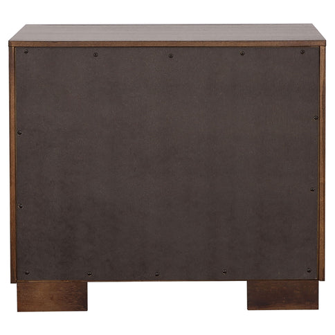 Polk - 2 Drawer Nightstand With Slim Handles - Cappuccino