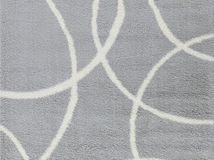 Loft Shag - 7'10" X 9'10" Shaggy Area Rug - Gray