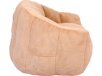 Beanbag Chair, Beanbag Sofa Chair With Armrests Stuffed High Density Foam