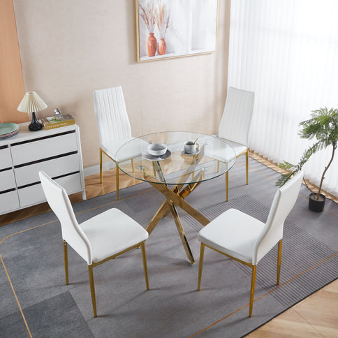 Elegant Legs Dining Chair (Set of 4)