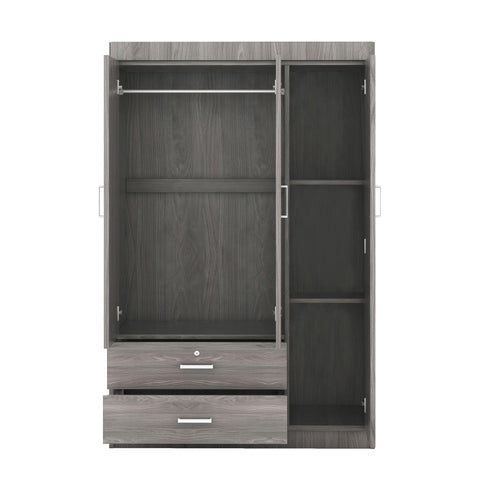 3 Door Wardrobe With 2 Drawers