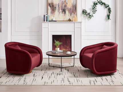 Swivel Accent Chair With 360 Degree Rotating