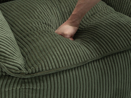 Comfy Bean Bag Chair With Filler, Fluffy And Cozy Seating