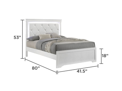 Blaze - Modern Bedroom Set With LED Headboard