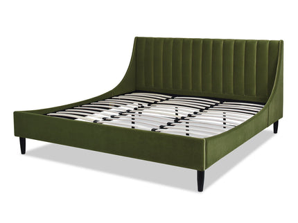 Aspen - Vertical Tufted Modern Headboard Platform Bed Set