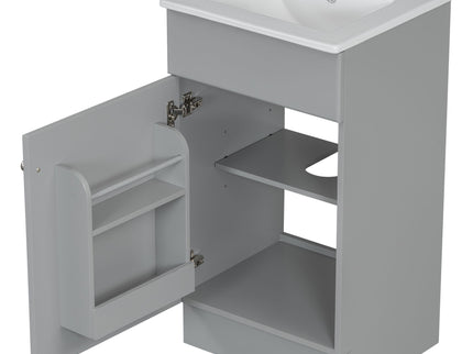 Bathroom Vanity With Sink, Cabinet With Adjustable Shelf