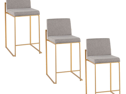 Fuji - Contemporary High Back Stylish Counter Stool