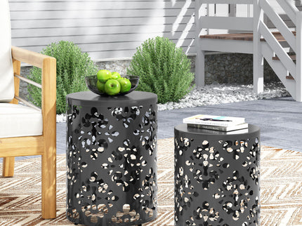 Outdoor Metal Modern Design End Table