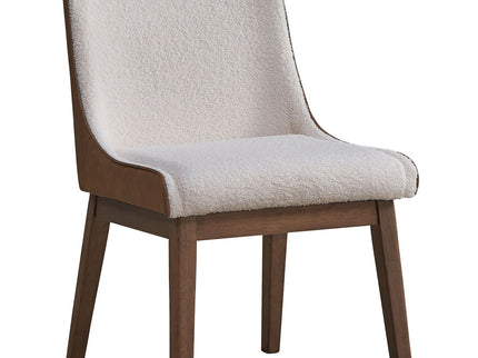 Ginny - 5 Piece With Side Chairs Dining Room Set - Walnut