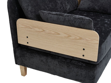 Mid Century Modern Foldable Sofa Bed, 3 In 1 Convertible Sleeper With 3 Pillows