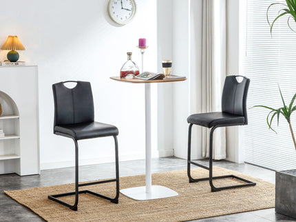 PU Chair Barstool Dining Counter Height Chair (Set of 2)