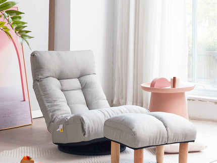 Adjustable Japanese Reclining Floor Chair Sofa With Metal Frame For Living Room