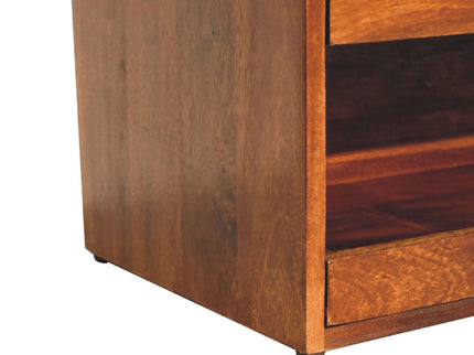 Buffalo - Hide Pull Out Shoe Storage Bench