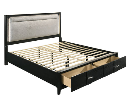 Opel - Storage Bed With LED Headboard