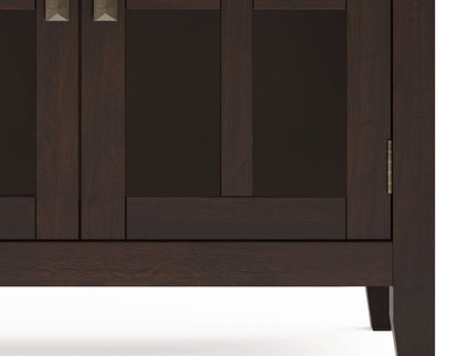 Artisan - Large 4 Door Sideboard Buffet - Dark Chestnut Brown