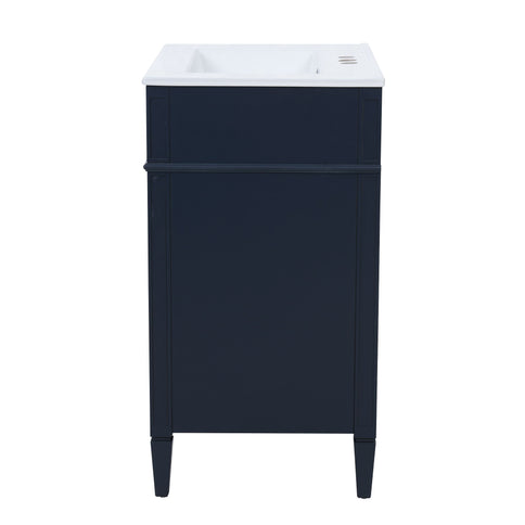 Bathroom Vanity With Top Sink, Storage Cabinet With 2 Drawers And Tip-Out Drawer