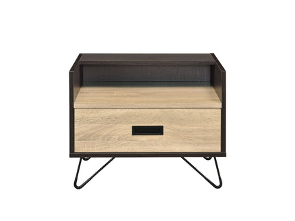 Melkree - Accent Table With Display & Utility Function - Black