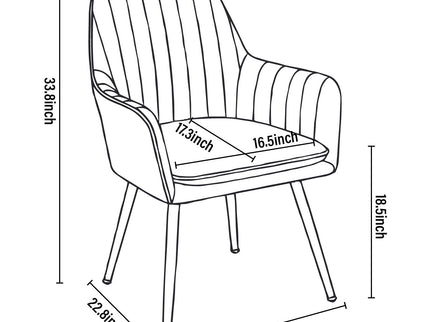 Modern Mid Back Dining Chairs