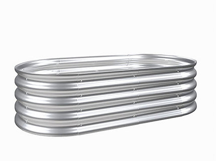 Heavy Duty Galvanized Raised Garden Bed Kit For Vegetables, Flowers & Herbs