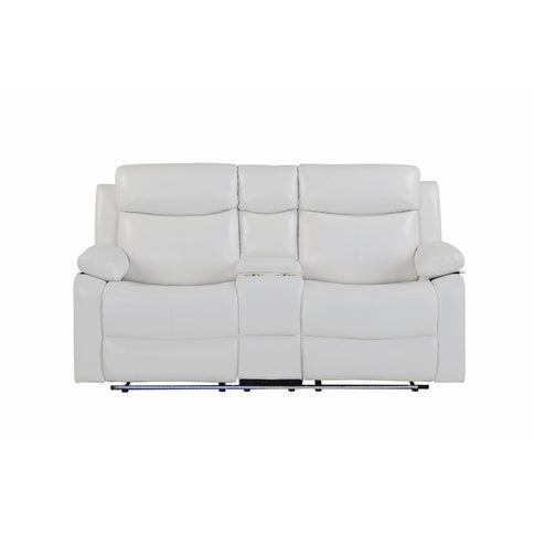 Blanche - Reclining Set With LED Lights, Speaker