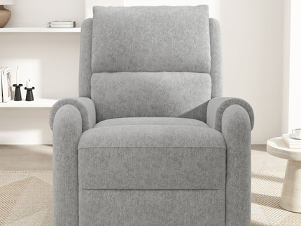 Manual Recliner Massage Chair With Swivel Rocker, 8 Massage Modes, Side Storage Pocket