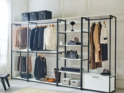 Fiona - Freestanding Walk-In Closet System - White
