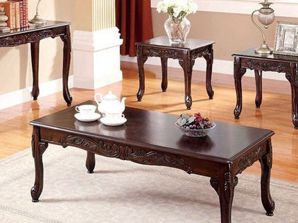 3 Piece Coffee Table Set - Cherry