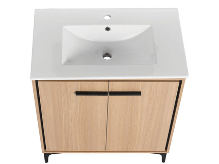 Modern Bathroom Vanity Base With Basin And Storage Cabinet