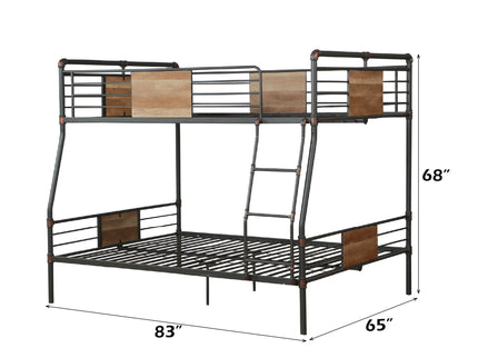 Brantley - Full Long / Queen Bunk Bed - Black